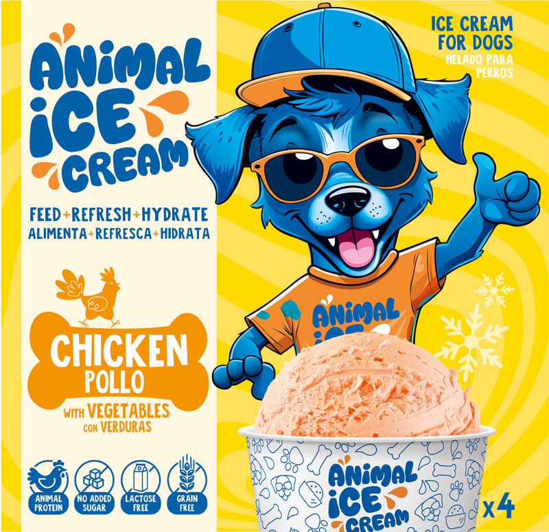 HELADO PARA PERROS (POLLO)