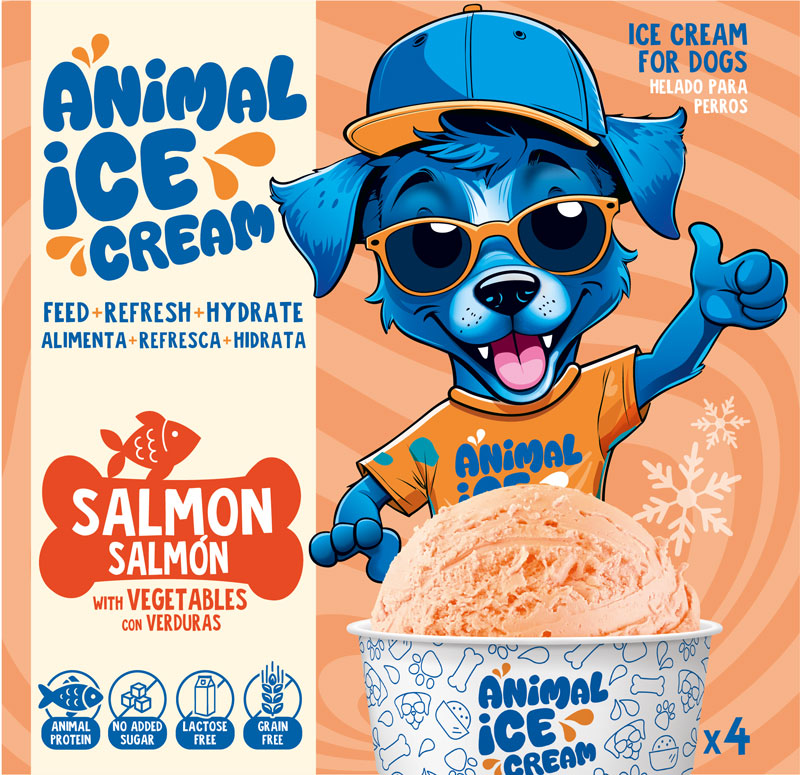 HELADO PARA PERROS (SALMON)