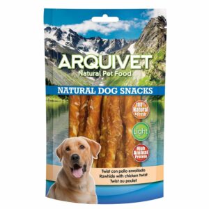 Alimento para perros Twist con Pollo Enrollado