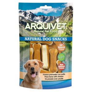 Alimento para perros Huesos Prensados con Pollo